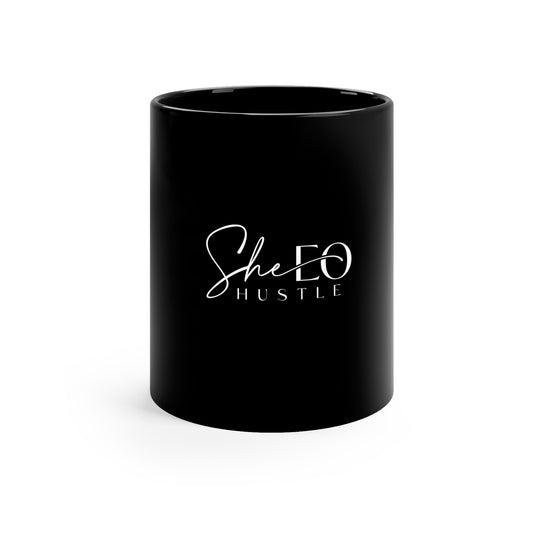 SheEO Black Mug